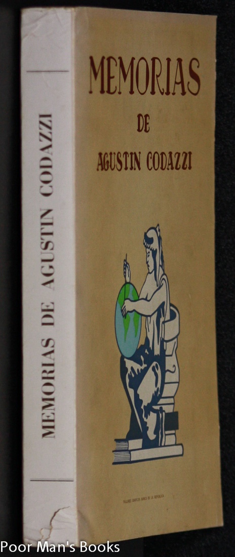 Image for MEMORIAS DE AGUSTIN CODAZZI