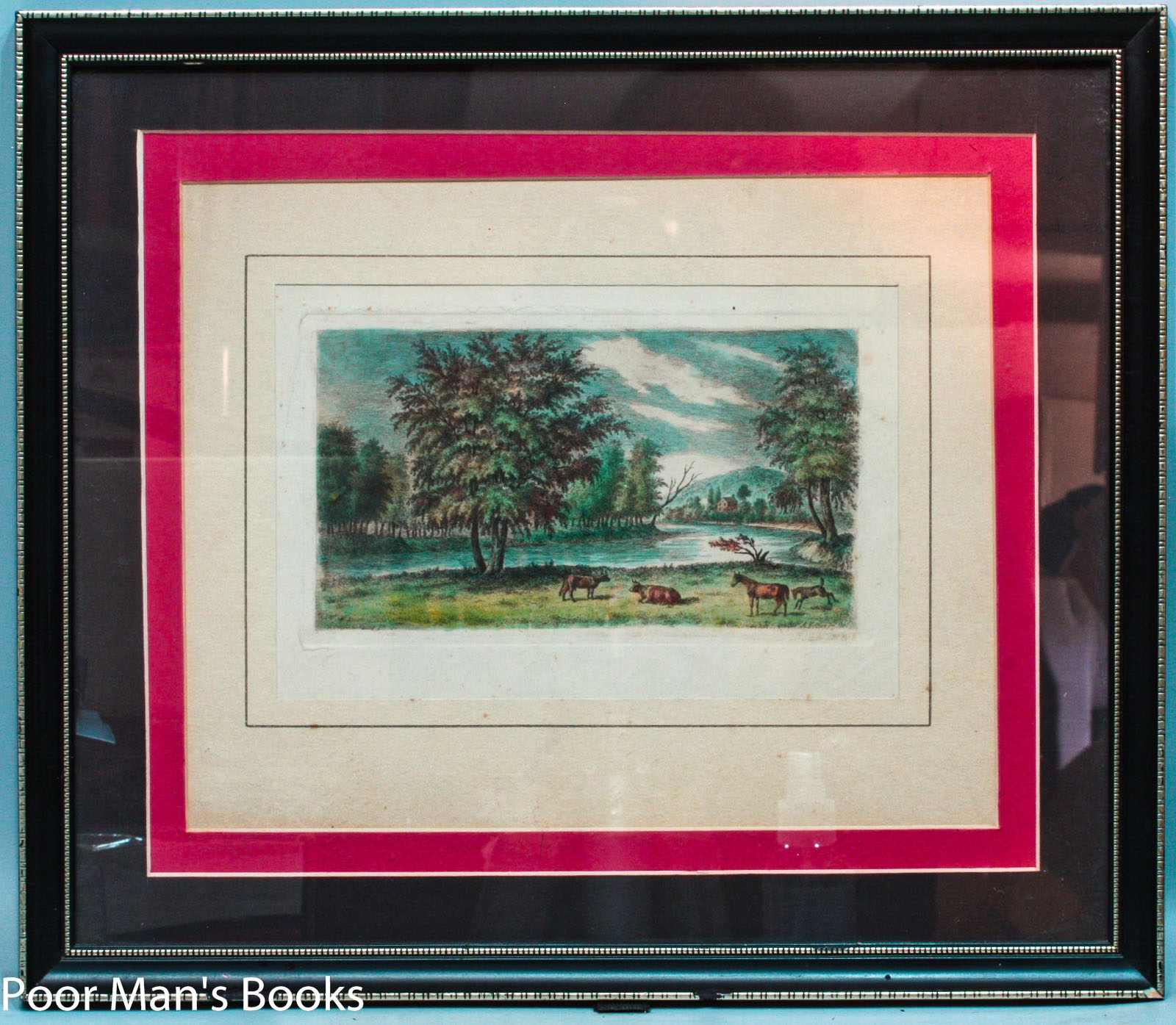 Image for FRAMED HAND-COLORED ENGRAVING OF THE SCHUYLKILL VALLEY BY AUGUSTUS KOLLNER,