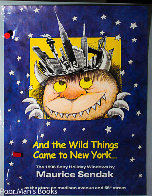 Image for "AND THE WILD THINGS COME TO NEW YORK, THE 1996 SONY HOLIDAY WINDOWS POSTER BY MAURICE SENDAK. 24" X 18"