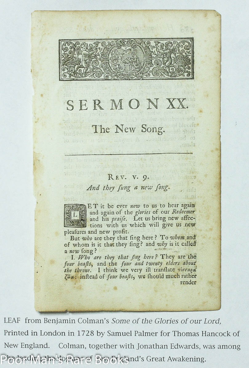 Image for Leaf From Some Of The Glories Of Our Lord And Saviour Jesus Christ 1728 Sermon XX
