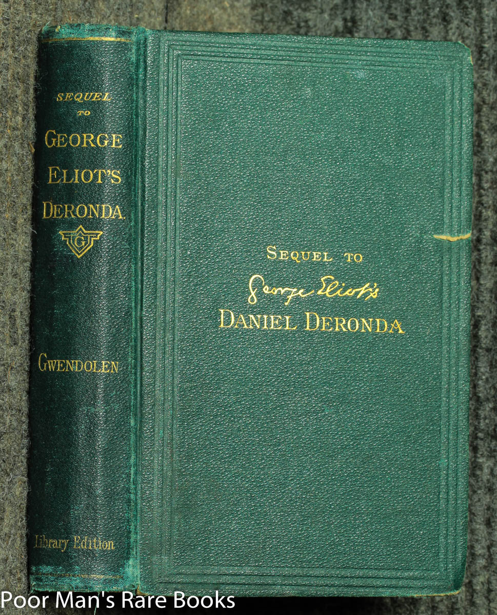 Image for Gwendolen : A Sequel To George Eliot's Daniel Deronda.