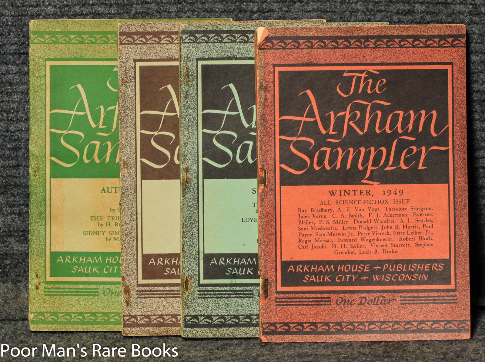 Image for (science Fiction & Horror) 8 Vols. (wrappers). The Arkham House Sampler.