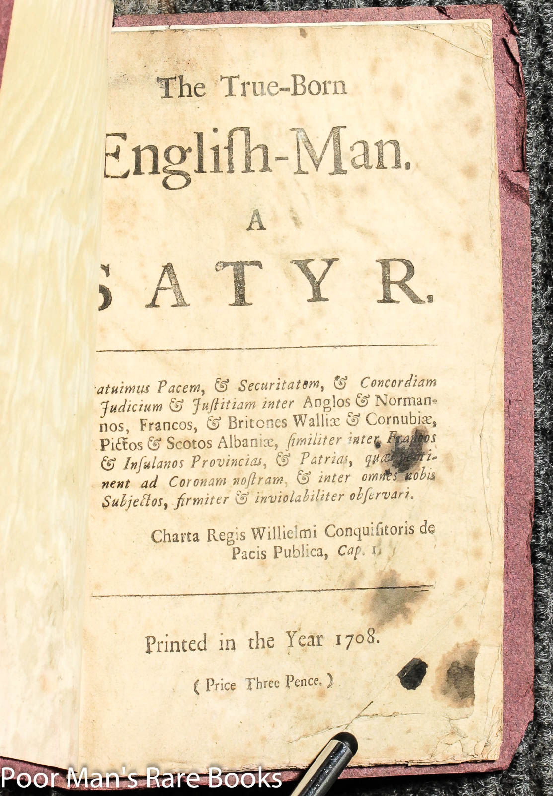 Image for The True-born English-man: A Satyr [pamphlet]