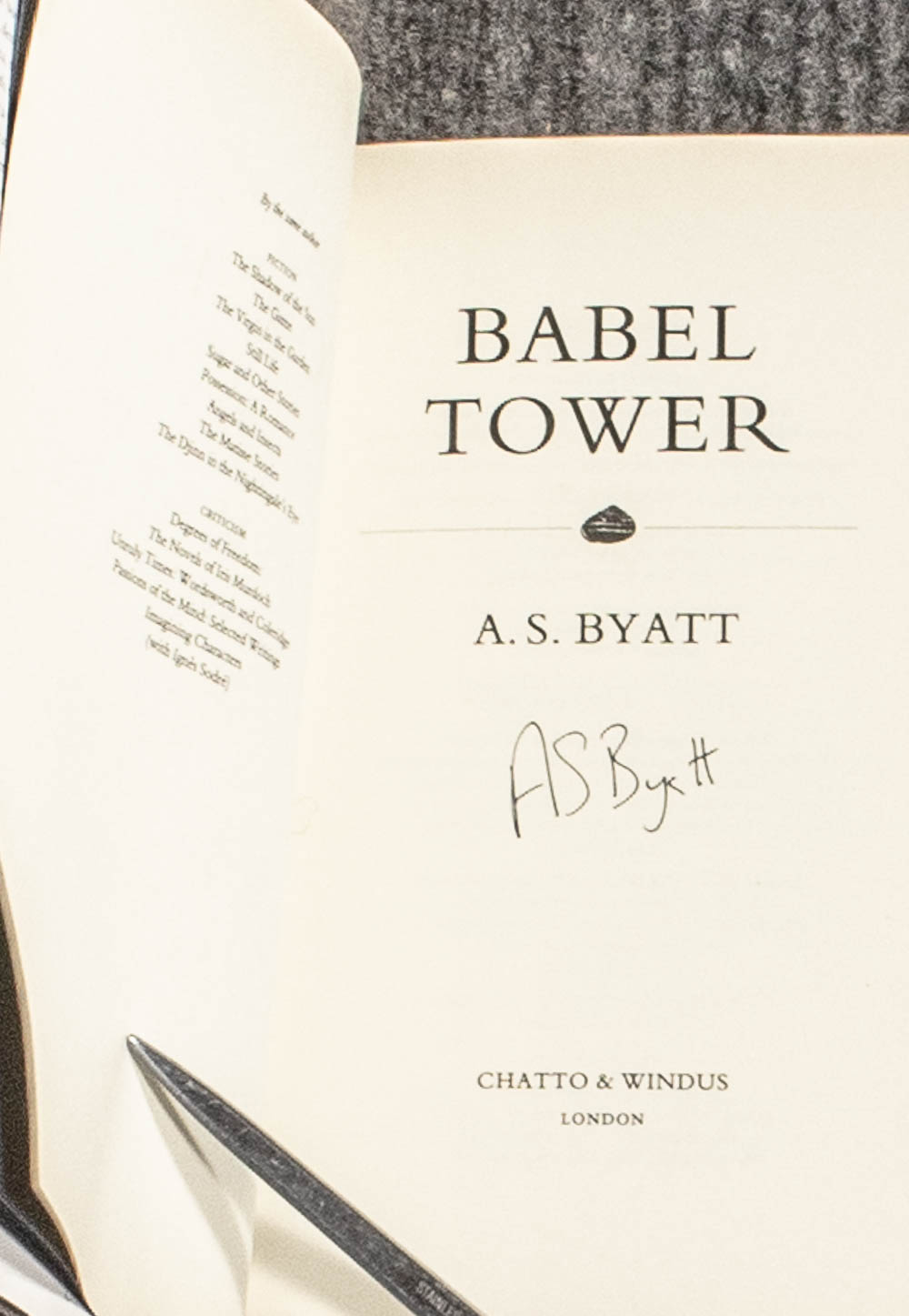 Babel Tower by A.S. Byatt