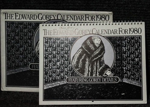 Gorey Endings 1980 Calendar Signed With Original Envelope