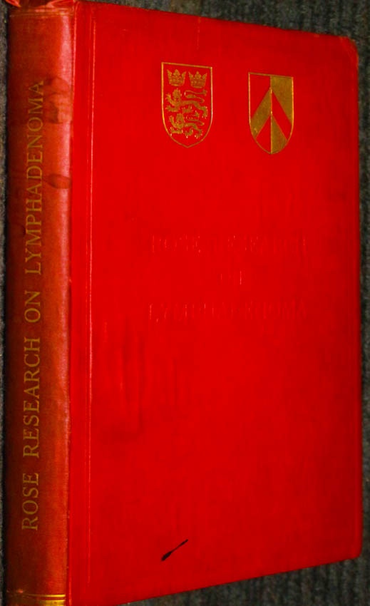Image for Rose Research On Lymphadenoma Red Coth , Color Plates 1932 Vivid Color Plates