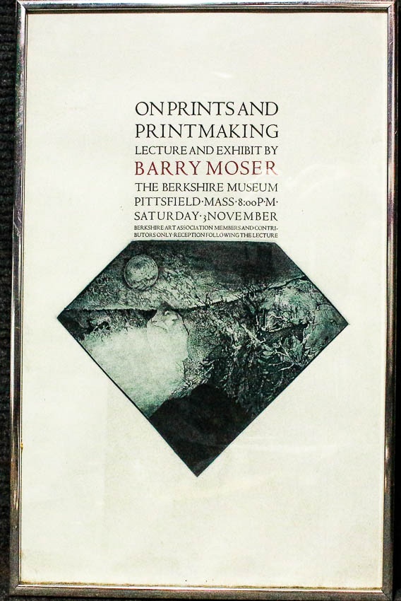 Image for Barry Moser 11x17.5" Framed Broadside for Berkshire Artists contributors.