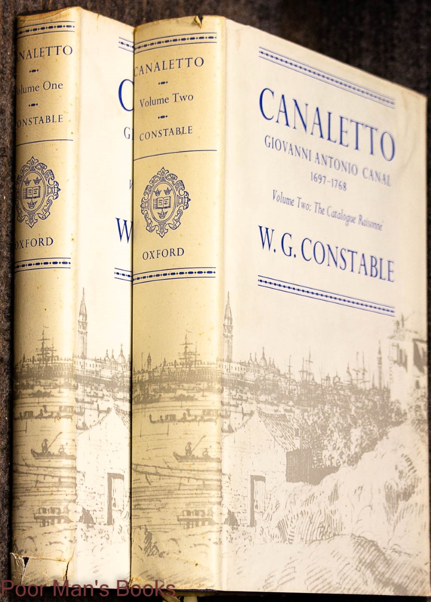 Image for Canaletto. Giovanni Antonio Canal 1697-1768. 1-2, 1961 Dj True First