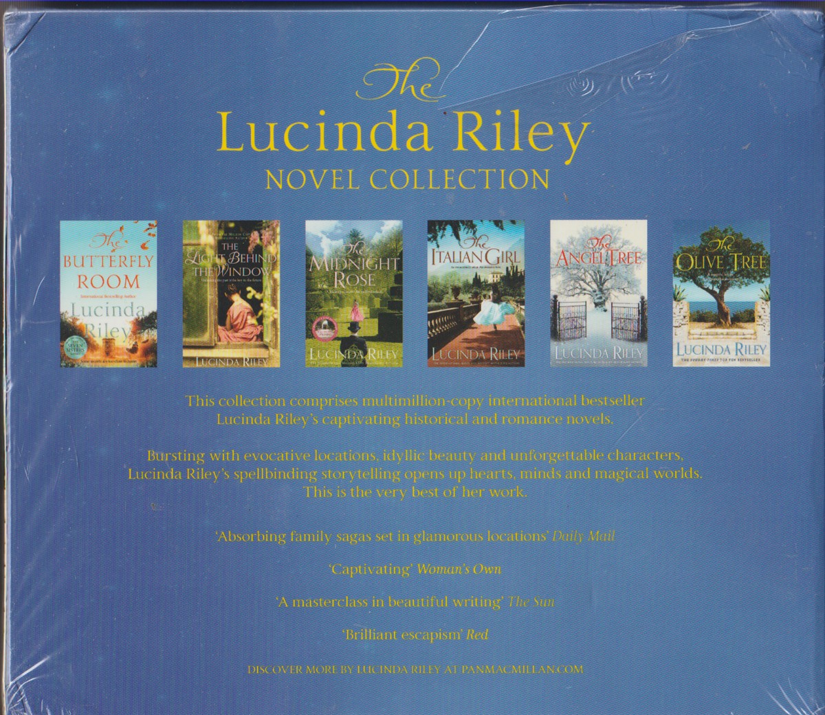 RILEY, LUCINDA - Lucinda Riley Novel Collection 6 Books Box Set Butterfly Room, Light Behind the Window, Midnight Rose, Angel Tree & Olive Tree