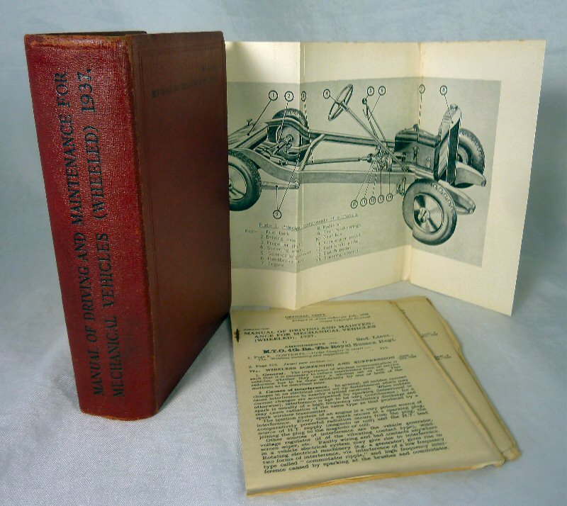 ARMY COUNCIL, THE WAR OFFICE. - Manual of Driving and Maintenance for Mechanical Vehicles (Wheeld) 1937