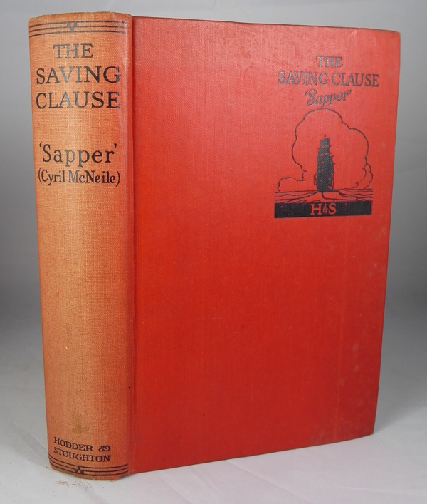 SAPPER ( H. C. MCNEILE) - The Saving Clause