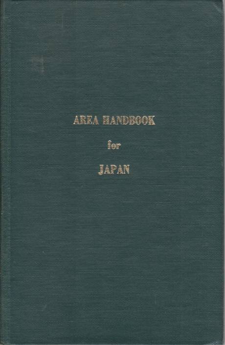 Image for AREA HANDBOOK FOR JAPAN