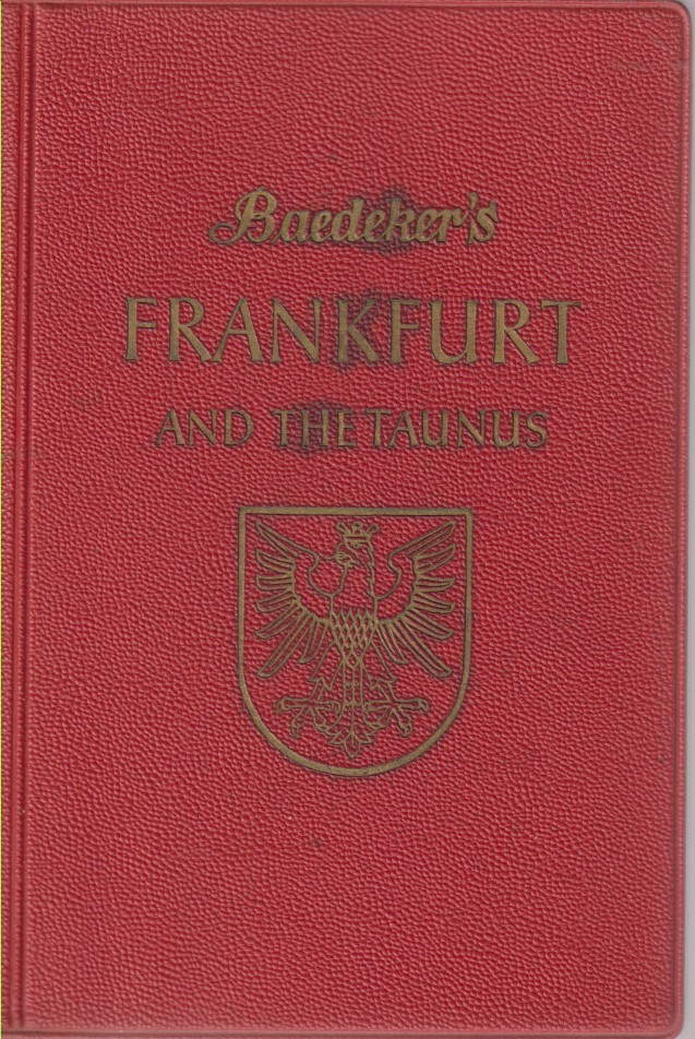 Image for FRANKFURT AND THE TAUNUS Handbook for Travellers