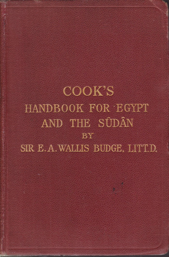 Image for COOK'S HANDBOOK FOR EGYPT AND THE SUDAN With Chapters on Egyptian Archaeology