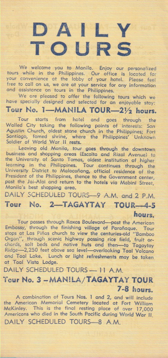 Image for DAILY TOURS DAILY TOURS