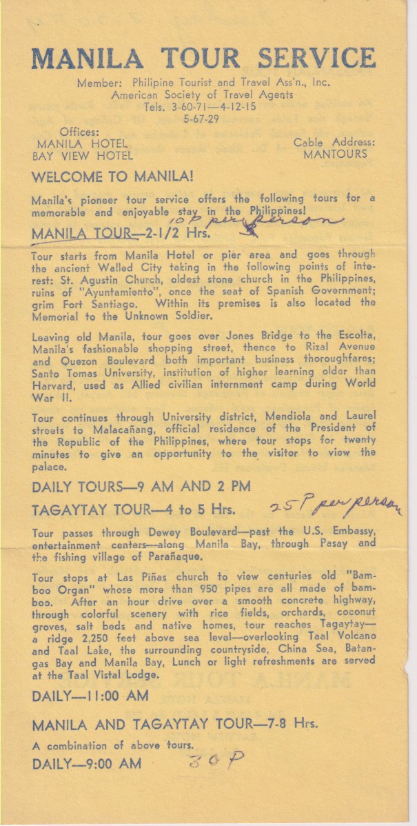 Image for WELCOME TO MANILA! ; Tours WELCOME TO MANILA! ; Tours