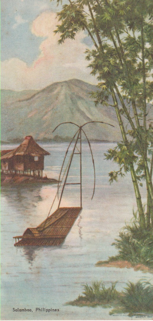 PHILIPPINE CHRISTMAS CARD. SALAMBAO, PHILIPPINES