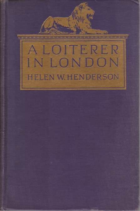 Image for A LOITERER IN LONDON