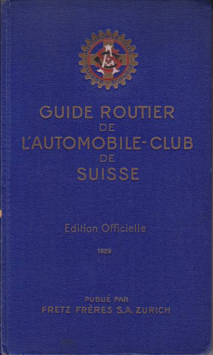 Image for GUIDE ROUTIER DE L'AUTOMOBILE-CLUB DE SUISSE