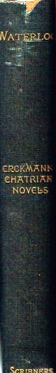 ERKMANN, EMILE; ALEXANDRE CHATRIAN - Waterloo: A Sequel to 