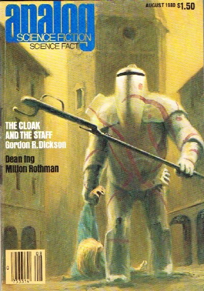 SCHMIDT, STANLEY (ED); DEAN ING; MILTON ROTHMAN; GORDON R. DICKSON - Analog: Science Fiction/Science Fact (Vol. C, No. 8, August 1980)