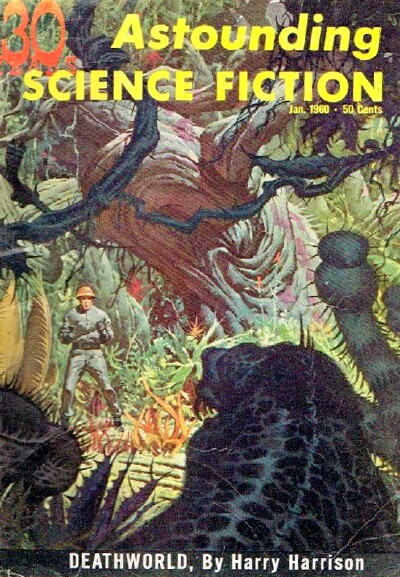 CAMPBELL, JOHN W. (ED); HARRY HARRISON; POUL ANDERSON; ROBERT SILVERBERG - Astounding-Analog: Science Fiction (Vol. LXIV, No. 5, January 1960) 
