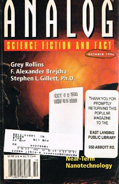 SCHMIDT, STANLEY (ED); GREY ROLLINS; F. ALEXANDER BREJCHA; STEPHEN L. GILLETT - Analog: Science Fiction/Science Fact (Vol. CXVIII, No. 10, October 1998)