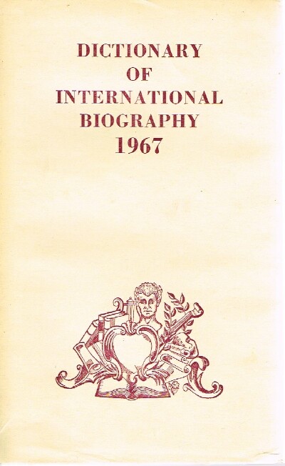 KAY, ERNEST (EDITOR) - Dictionary of International Biography