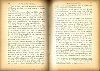 SCOTT, LEADER - Echoes of Old Florence: Her Palaces and Those Who Have Lived in Them