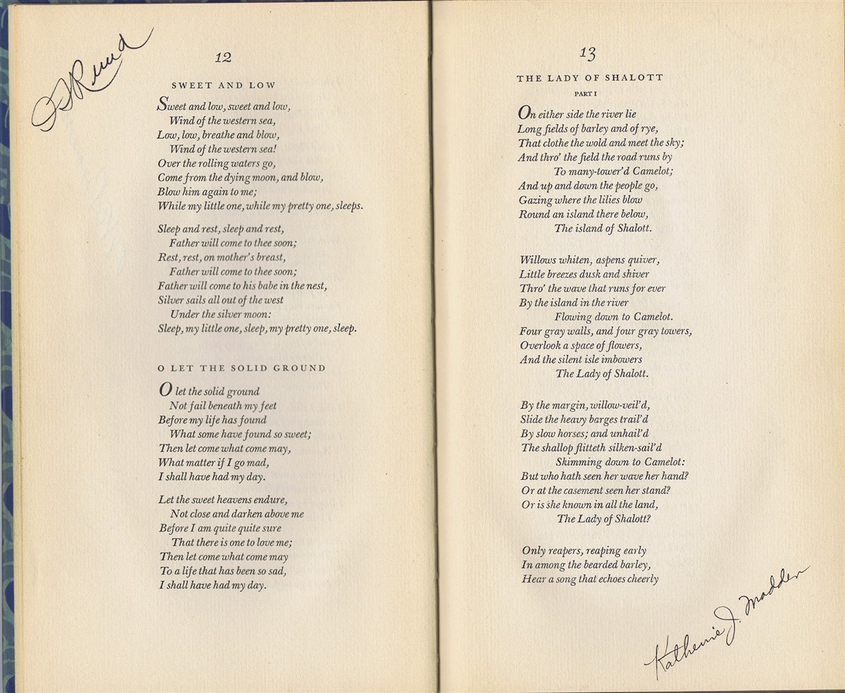 TENNYSON, ALFRED LORD - Songs and Poems