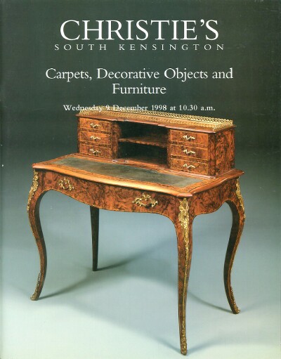 CHRISTIE'S - Carpets, Decorative Objects and Furniture (South Kensington, 9 December 1998)