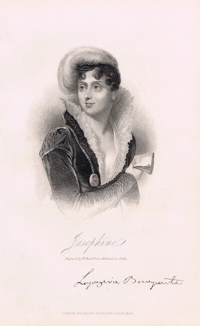 JUNOT, MADAME LAURE, DUCHESSE D'ABRANTES - Josephine, Empress of France (Steel Engraving)