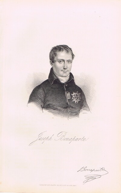 JUNOT, MADAME LAURE, DUCHESSE D'ABRANTES - Joseph Bonaparte (Steel Engraving)