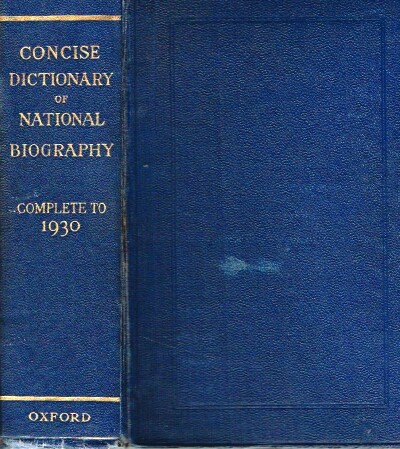 SMITH, GEORGE - Concise Dictionary of National Biography Complete to 1930
