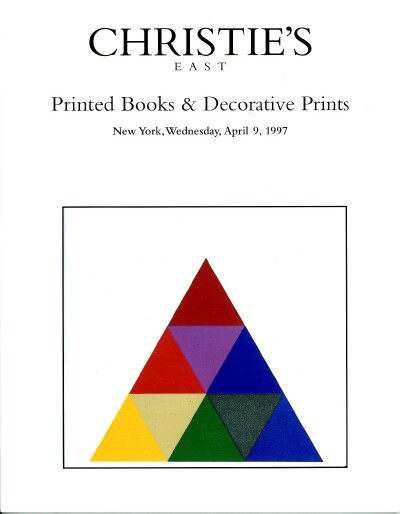 CHRISTIE'S - Printed Books & Decorative Prints (09 Apr 97)