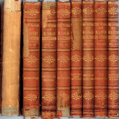 STEVENSON,  ROBERT LOUIS - The Works of Robert Louis Stevenson (Volumes 8-15)