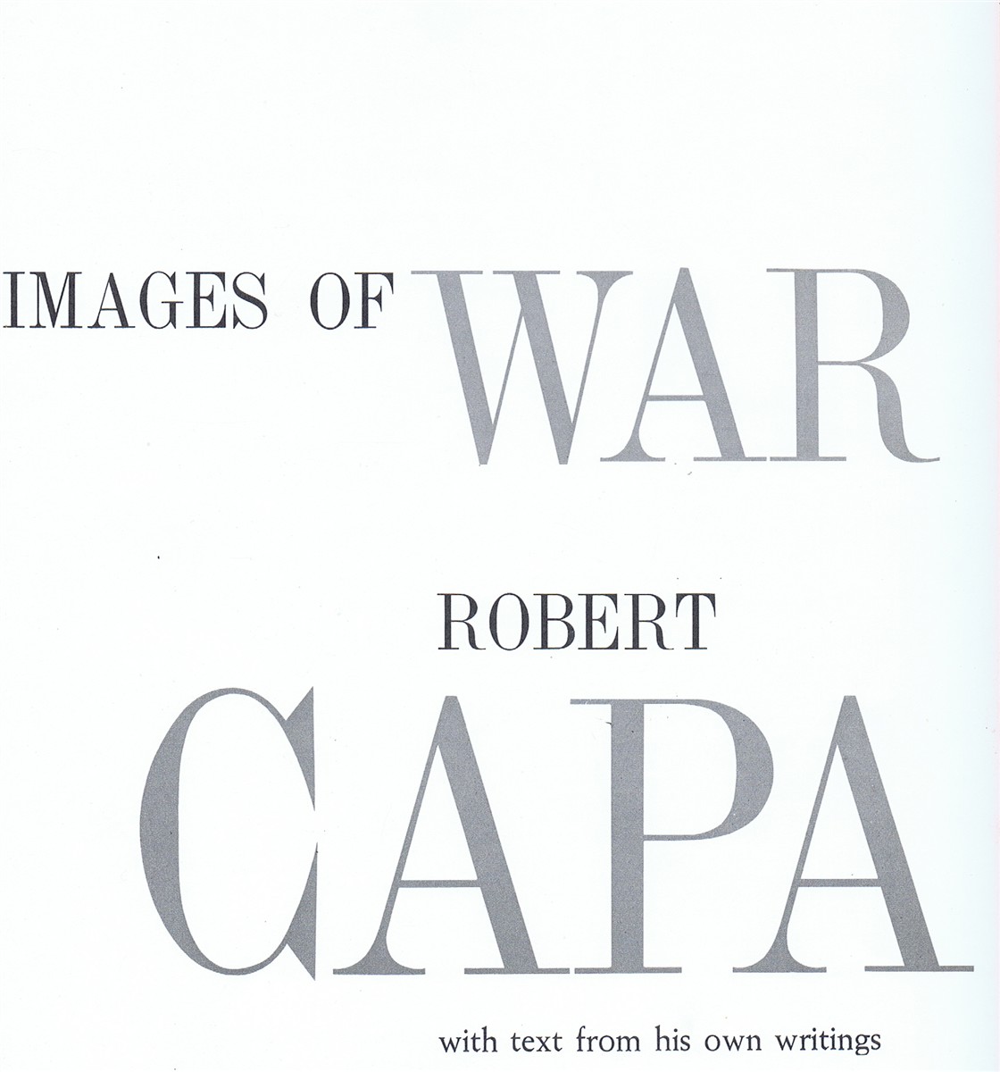 CAPA, ROBERT - Images of War