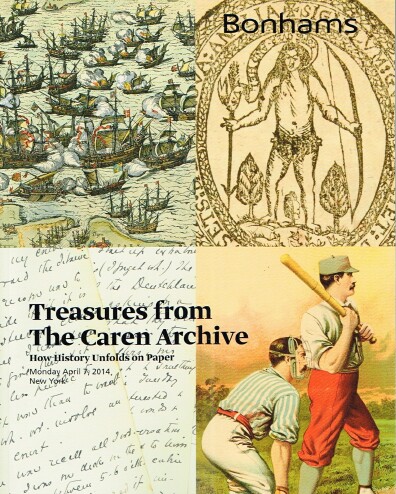 BONHAMS - Treasures from the Caren Archive: How History Unfolds on Paper