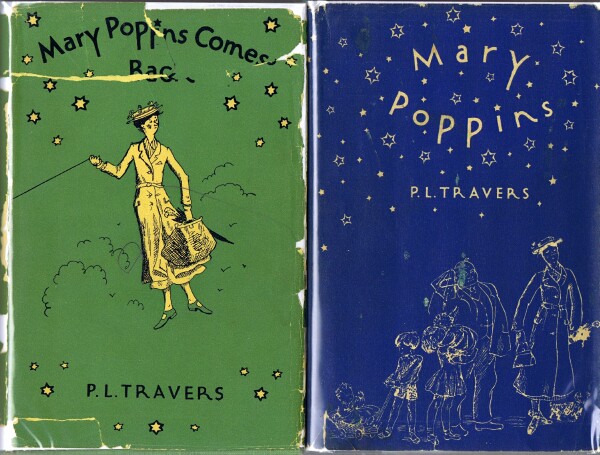 TRAVERS, P. L. - Mary Poppins and Mary Poppins Comes Back (Two Volumes)