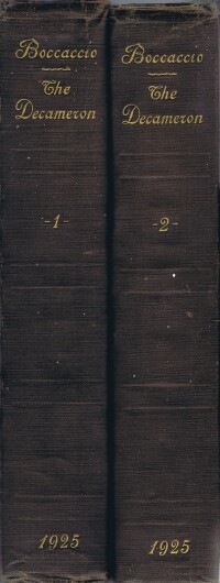 BOCCACCIO, GIOVANNI - The Decameron (Two Volumes, Complete)