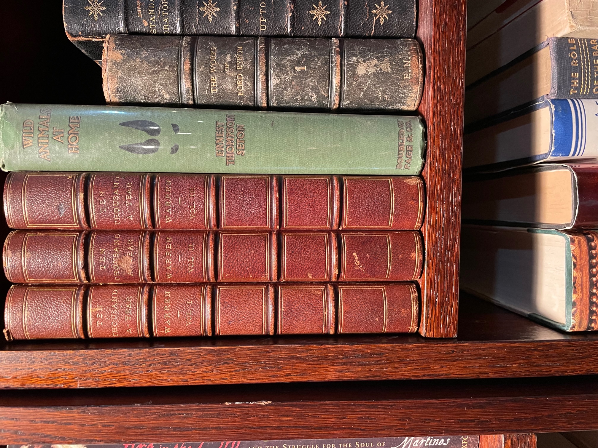 WARREN, SAMUEL - Ten Thousand a-Year (First English Edition, Three Volumes, Complete)