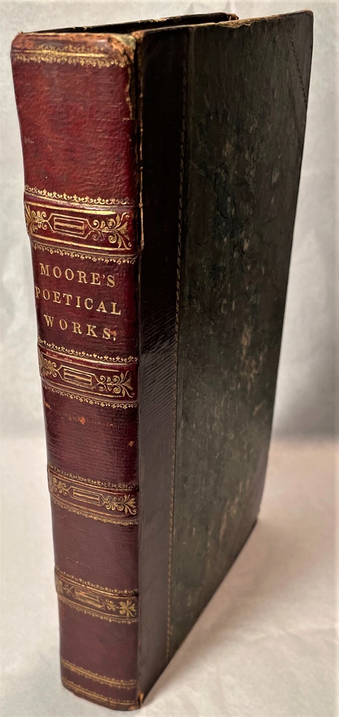 MOORE, THOMAS - The Poetical Works of Thomas Moore Including His Melodies, Ballads, Etc. (Complete in One Volume)