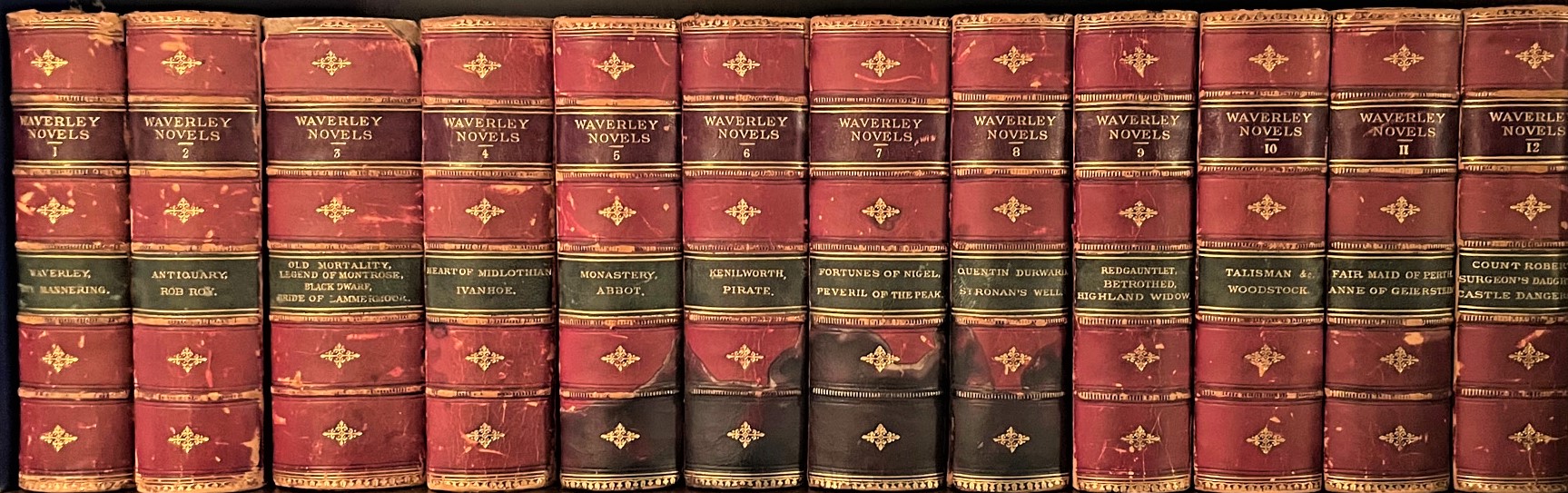 SCOTT, SIR WALTER - Waverley Novels (12 Volumes, Complete)