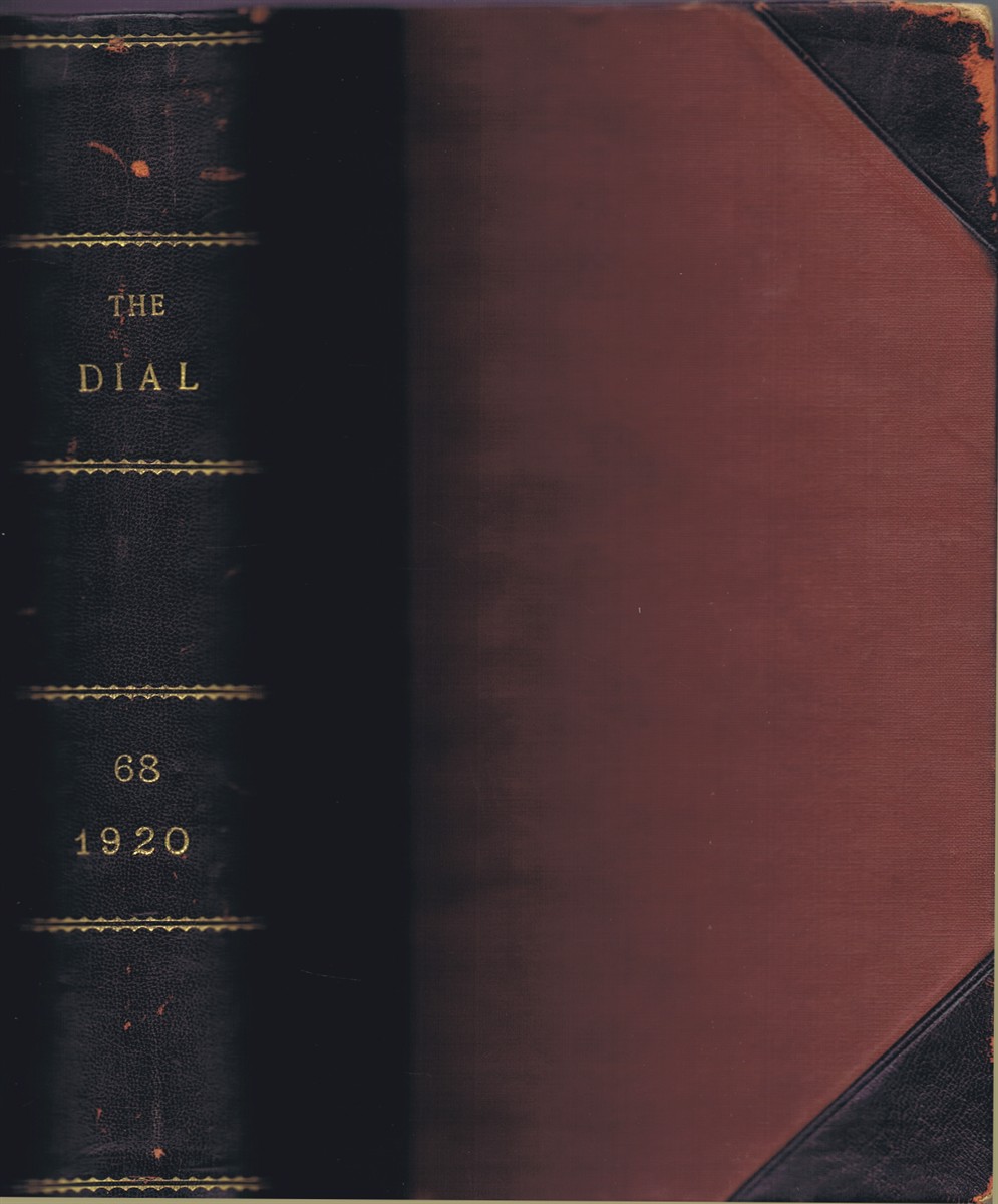 THAYER, SCOFIELD (ED) - The Dial (Volume LXVIII, January - June, 1920)