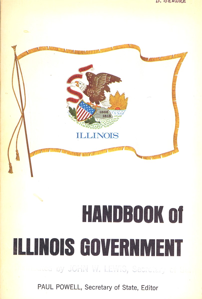 PAUL POWELL, SECRETARY OF STATE OF ILLINOIS (ED) - Handbook of Illinois Government (1970)
