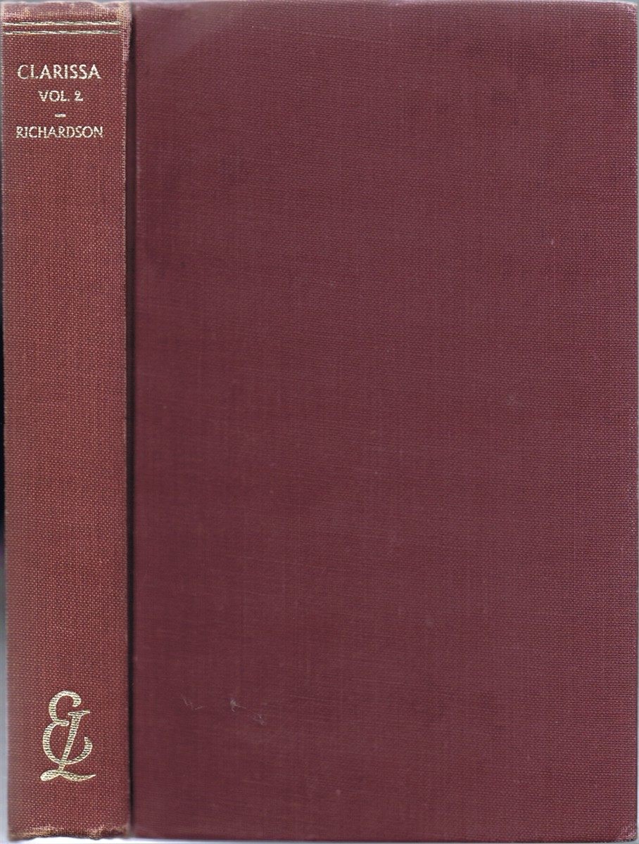 RICHARDSON, SAMUEL - Clarissa: Or, the History of a Young Lady (Volume Two, Only, of Four)