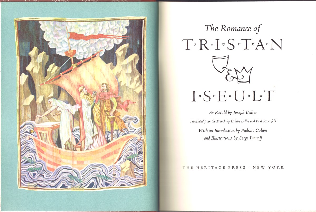 BEDIER, JOSEPH - The Romance of Tristan & Iseult