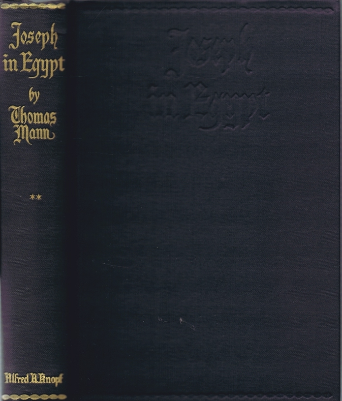 MANN, THOMAS - Joseph in Egypt (Volume 2, Only, of 2)