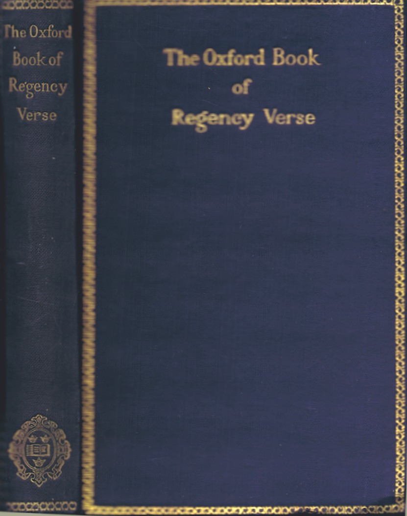 MILFORD, H. S. (ED) - The Oxford Book of Regency Verse (1798-1837)