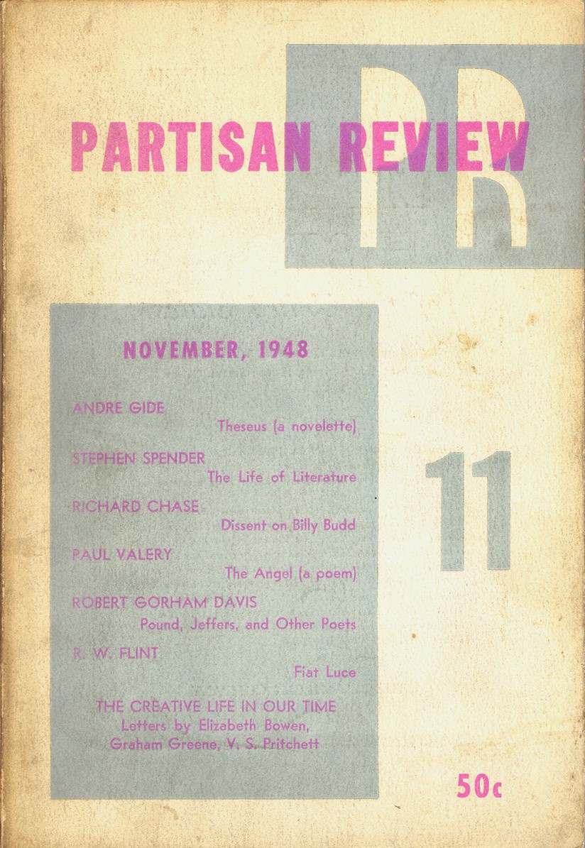 MATISSE, HENRI; GRAHAM GREENE; R. W. FLINT, ET AL. - Partisan Review (November 1948, Vol. 15, No. 11)